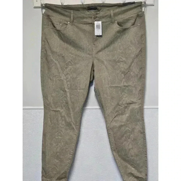 torrid Denim - Women's‎ Torrid Jegging, Size 24, Tan python